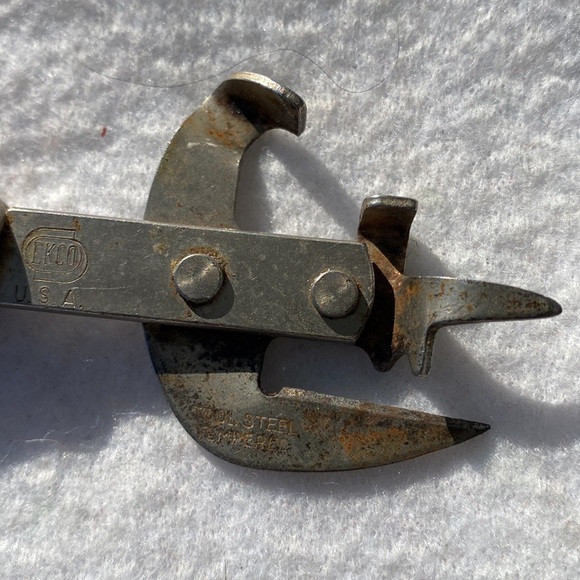 Ekco U.S.A. Wood Can Opener Vintage - Picture 3 of 4